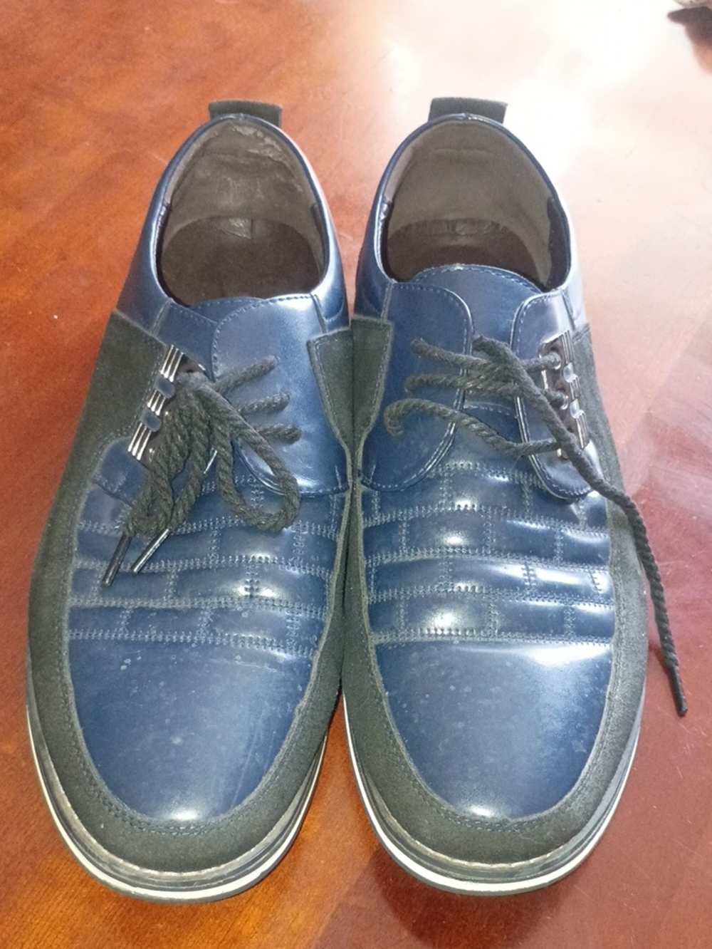 Gatsby Men's Orthopedic Dress Comfort Shoes  Sz US 11 EU 45 Black/Navy
